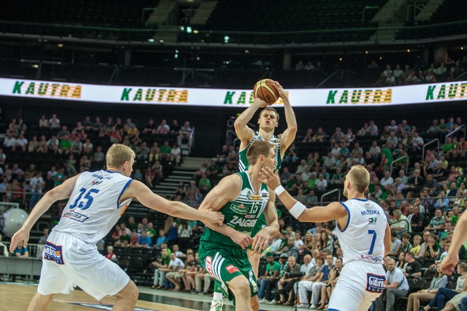 LKL finalas: "Žalgiris" įveikė "Neptūną" ir išlygino serijos rezultatą - 1:1